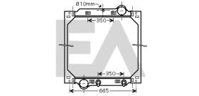 ElectroAuto 31R45073 - RADIADOR->APLICACION ORIGINAL MERCE
