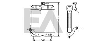 ElectroAuto 31R46003 - RADIADOR->APLICACION ORIGINAL MASSE