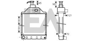 ElectroAuto 31R46007 - RADIADOR->APLICACION ORIGINAL MASSE