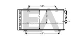 ElectroAuto 31R49001 - RADIADOR->APLICACION ORIGINAL MASER