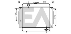 ElectroAuto 31R50016 - RADIADOR->APLICACION ORIGINAL MERCE