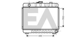 ElectroAuto 31R50029 - RADIADOR->APLICACION ORIGINAL MERCE