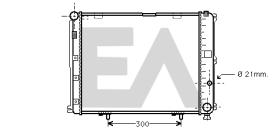 ElectroAuto 31R50051 - RADIADOR->APLICACION ORIGINAL MERCE