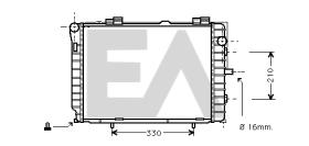 ElectroAuto 31R50072 - RADIADOR->APLICACION ORIGINAL MERCE