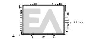ElectroAuto 31R50076 - RADIADOR->APLICACION ORIGINAL MERCE