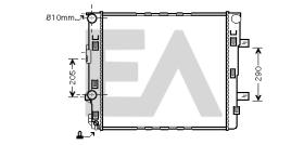 ElectroAuto 31R50087 - RADIADOR->APLICACION ORIGINAL MERCE