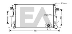  31R50088 - RADIADOR AGUA MERCEDES BENZ