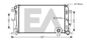 ElectroAuto 31R50090 - RADIADOR->APLICACION ORIGINAL MERCE
