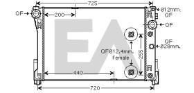 ElectroAuto 31R50095 - RADIADOR->APLICACION ORIGINAL MERCE