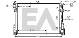 ElectroAuto 31R50105 - RADIADOR->APLICACION ORIGINAL MERCE