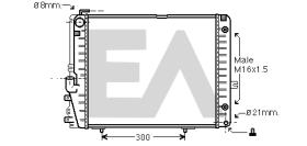 ElectroAuto 31R50113 - RADIADOR->APLICACION ORIGINAL MERCE