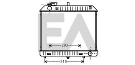 ElectroAuto 31R50117 - RADIADOR AGUA MERCEDES BENZ