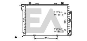 ElectroAuto 31R50120 - RADIADOR->APLICACION ORIGINAL MERCE