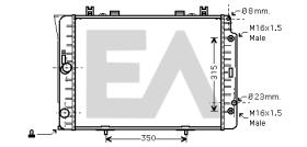  31R50122 - RADIADOR->APLICACION ORIGINAL MERCE