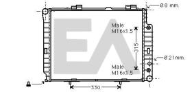 ElectroAuto 31R50131 - RADIADOR->APLICACION ORIGINAL MERCE