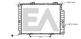 ElectroAuto 31R50133 - RADIADOR->APLICACION ORIGINAL MERCE
