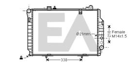 ElectroAuto 31R50135 - RADIADOR->APLICACION ORIGINAL MERCE