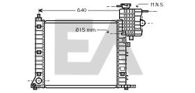 ElectroAuto 31R50147 - RADIADOR->APLICACION ORIGINAL MERCE