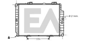 ElectroAuto 31R50153 - RADIADOR AGUA MERCEDES BENZ