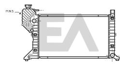 ElectroAuto 31R50154 - RADIADOR AGUA MERCEDES BENZ