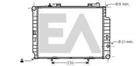 ElectroAuto 31R50156 - RADIADOR->APLICACION ORIGINAL MERCE