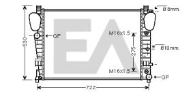 ElectroAuto 31R50158 - RADIADOR->APLICACION ORIGINAL MERCE