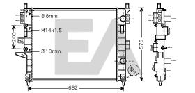 ElectroAuto 31R50164 - RADIADOR->APLICACION ORIGINAL MERCE