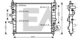 ElectroAuto 31R50165 - RADIADOR->APLICACION ORIGINAL MERCE