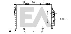 ElectroAuto 31R50167 - RADIADOR->APLICACION ORIGINAL MERCE