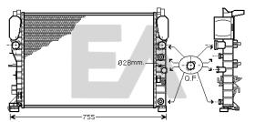 ElectroAuto 31R50169 - RADIADOR->APLICACION ORIGINAL MERCE