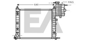 ElectroAuto 31R50172 - RADIADOR AGUA MERCEDES BENZ