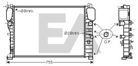 ElectroAuto 31R50179 - RADIADOR AGUA MERCEDES BENZ