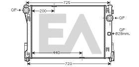 ElectroAuto 31R50185 - RADIADOR->APLICACION ORIGINAL MERCE