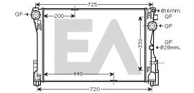 ElectroAuto 31R50188 - RADIADOR->APLICACION ORIGINAL MERCE