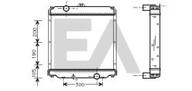 ElectroAuto 31R51008 - RADIADOR->APLICACION ORIGINAL MITSU