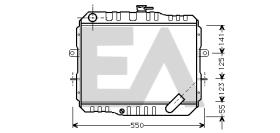 ElectroAuto 31R51018 - RADIADOR->APLICACION ORIGINAL MITSU