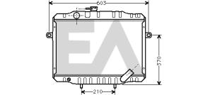 ElectroAuto 31R51019 - RADIADOR->APLICACION ORIGINAL MITSU