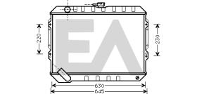 ElectroAuto 31R51035 - RADIADOR->APLICACION ORIGINAL MITSU