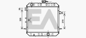 ElectroAuto 31R51038 - RADIADOR->APLICACION ORIGINAL MITSU