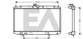 ElectroAuto 31R51040 - RADIADOR->APLICACION ORIGINAL MITSU