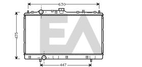 ElectroAuto 31R51042 - RADIADOR->APLICACION ORIGINAL MITSU