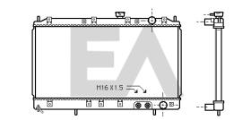 ElectroAuto 31R51045 - RADIADOR->APLICACION ORIGINAL MITSU