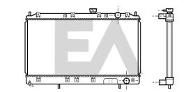 ElectroAuto 31R51065 - RADIADOR->APLICACION ORIGINAL MITSU