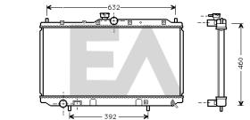 ElectroAuto 31R51066 - RADIADOR->APLICACION ORIGINAL MITSU