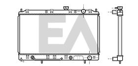 ElectroAuto 31R51067 - RADIADOR->APLICACION ORIGINAL MITSU