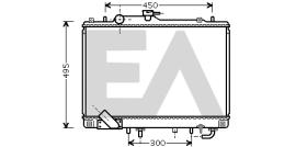 ElectroAuto 31R51072 - RADIADOR->APLICACION ORIGINAL MITSU