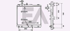 ElectroAuto 31R51119 - RADIADOR->APLICACION ORIGINAL MITSU