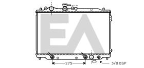 ElectroAuto 31R52019 - RADIADOR->APLICACION ORIGINAL MAZDA