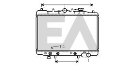 ElectroAuto 31R52024 - RADIADOR->APLICACION ORIGINAL MAZDA