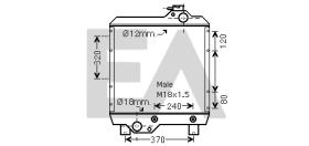 ElectroAuto 31R53006 - RADIADOR->APLICACION ORIGINAL CASE